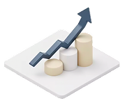 isometric icon growth by bnbicons.com 1